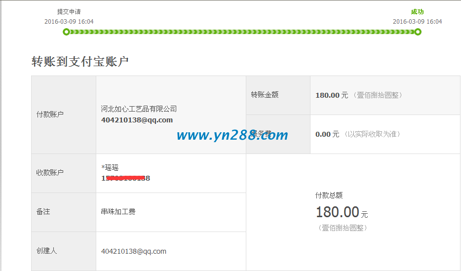 邯鄲肥鄉(xiāng)崔小妹試做珠繡成功，錄取會(huì)員收到加工費(fèi)(圖1)