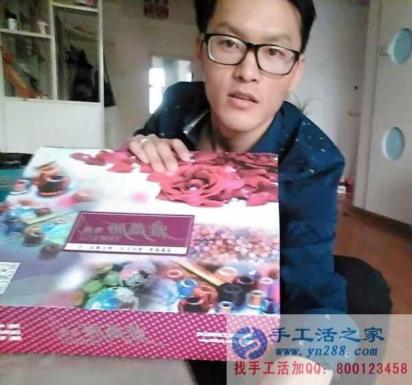 2016山東淄博正規(guī)兼職手工活在家兼職人員，在家可做的手工活串珠繡(圖1)