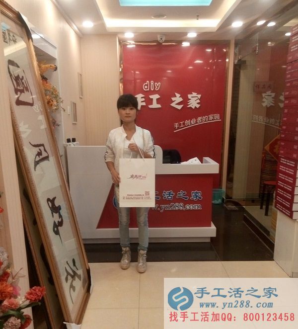 河北邯鄲大量串珠手工活外發(fā)加工，可以拿回家做的手工活(圖1)
