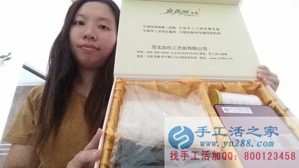 廣東佛山李女士 廣東佛山上班族業(yè)余時(shí)間做手工活賺錢(qián)增收入 正規(guī)外發(fā)兼職手工活(圖1)