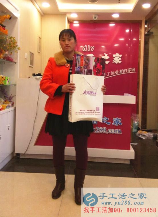 河北武安任先生陪妻子來手工活之家找到發(fā)家致富好項目 河北武安任先生陪妻子來手工活之家找到發(fā)家致富好項目
