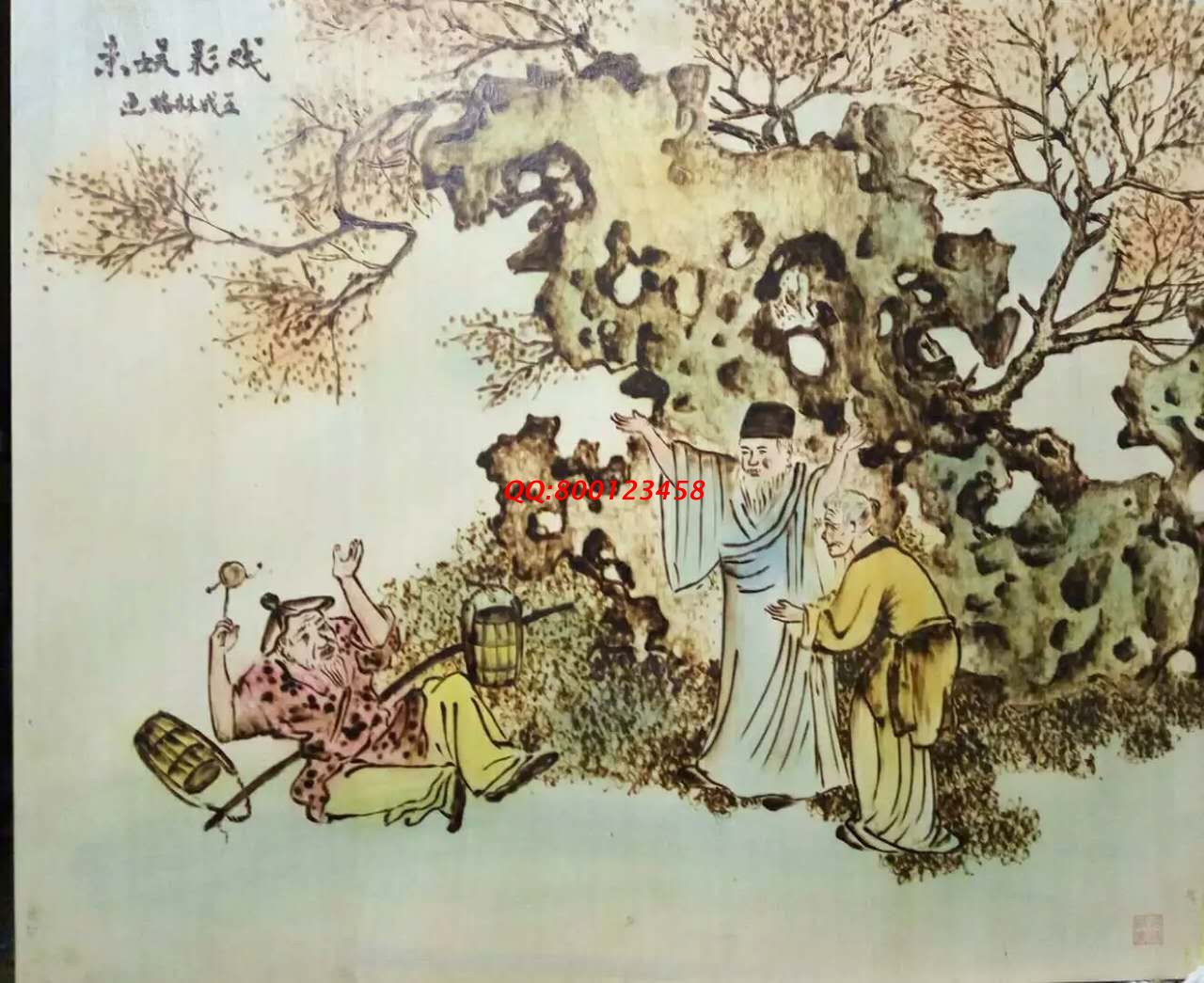 【民間手工藝品推介】邱縣傳統(tǒng)純手工烙畫，《二十四孝系列》預(yù)約定制，尺寸46*39cm