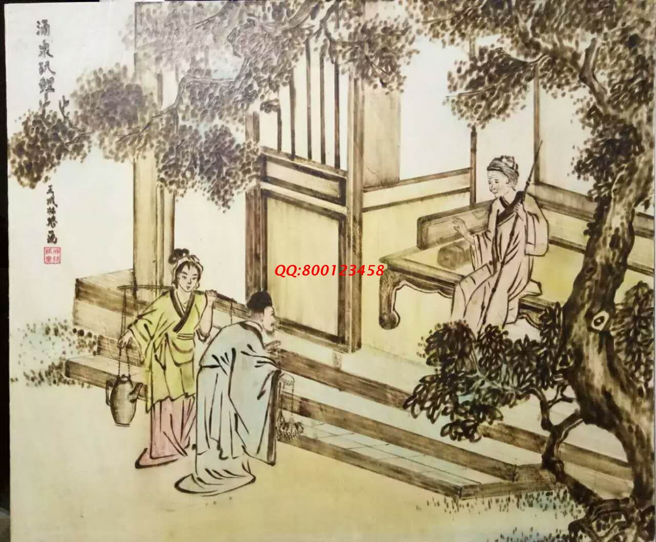 【民間手工藝品推介】邱縣傳統(tǒng)純手工烙畫，《二十四孝系列》預(yù)約定制，尺寸46*39cm
