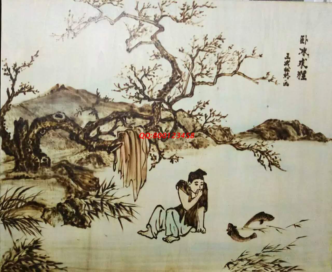 【民間手工藝品推介】邱縣傳統(tǒng)純手工烙畫，《二十四孝系列》預(yù)約定制，尺寸46*39cm