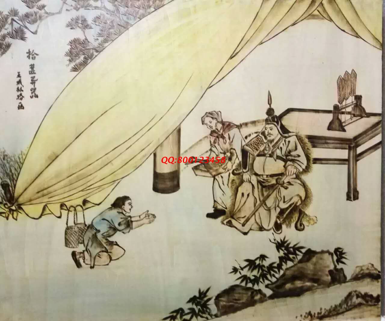 【民間手工藝品推介】邱縣傳統(tǒng)純手工烙畫，《二十四孝系列》預(yù)約定制，尺寸46*39cm
