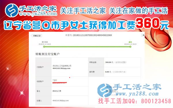 開(kāi)著小店還閑不住，遼寧營(yíng)口尹女士又兼職做珠繡手工掙錢(qián)，這次又掙錢(qián)了(圖1)