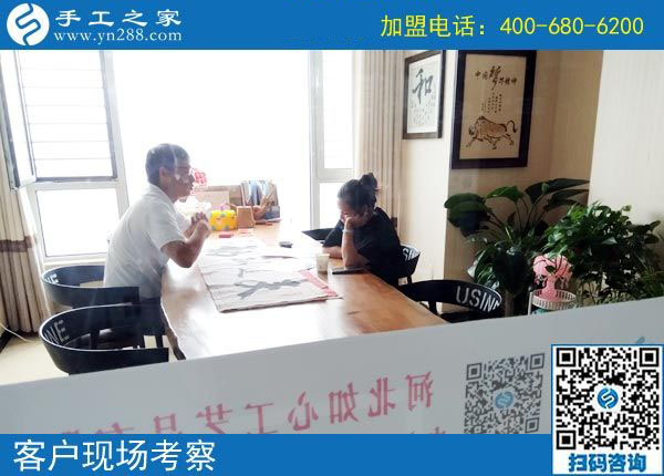 9月20日，正規(guī)手工活外發(fā)加工就是要這樣。手工之家接待考察加工客戶剪影