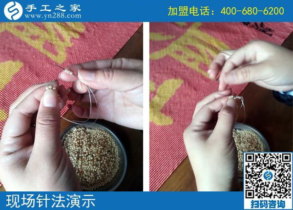 有丈夫的支持，河北衡水張女士做純手工活外發(fā)加工項目掙錢