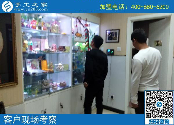 10月20日，把手工活拿回家做，這個(gè)串珠手工活加工能掙錢(qián)嗎?手工之家接待考察加工客戶剪影