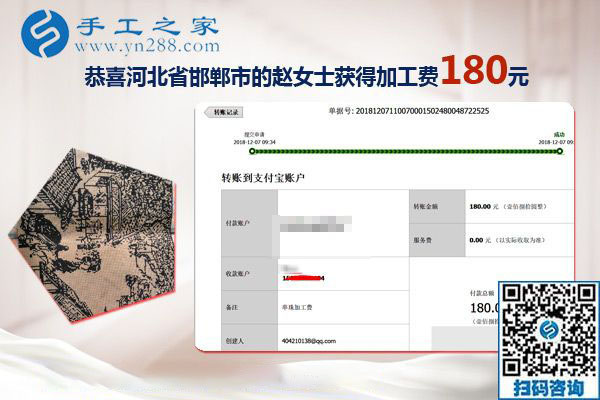 這是本地的外發(fā)手工活，我相信！河北邯鄲趙女士與娘家人嫂子一起做
