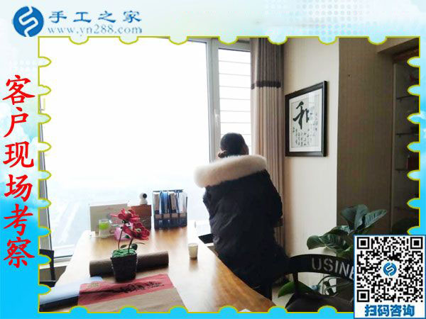 12月21日，手工外加工，手工活拿回家做就選珠繡手工活加盟項(xiàng)目，手工之家接待考察加工客戶剪影