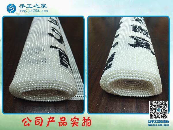 手工之家主打產(chǎn)品珠繡字畫 雅薇麗品牌 古法書畫用現(xiàn)代串珠展示！(圖1)