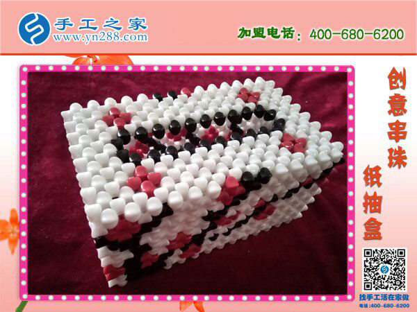 你家有這樣的紙抽盒嗎？ 手工之家新款櫻桃梅花紙抽盒 環(huán)保干凈新穎(圖4)