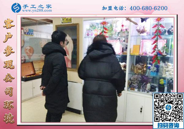 1月21日，正規(guī)供料的手工活，在家做的手工活就是串珠免押金手工活，手工之家接待考察加工客戶剪影