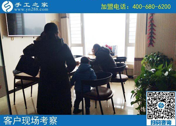2月11日，可以在家做的手工活，在家手工加工就選珠繡手工，手工之家接待考察加工客戶剪影