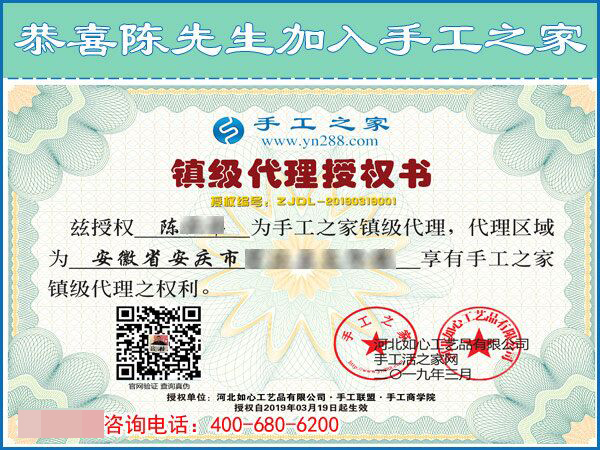 做鎮(zhèn)代預(yù)備縣代，安徽安慶市陳先生為何如此看中手工之家項目？(圖2)