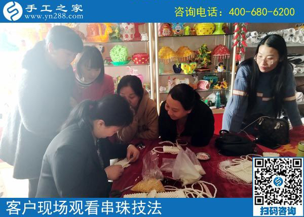 3月23日，找在家做的手工活，能賺錢的手工活，就選這里，手工之家接待考察加工客戶剪影