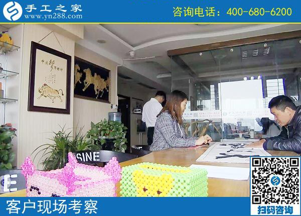 4月12日，為什么說(shuō)這是正規(guī)手工活外發(fā)廠家，原來(lái)是因?yàn)檫@些，手工之家接待考察加工客戶(hù)剪影