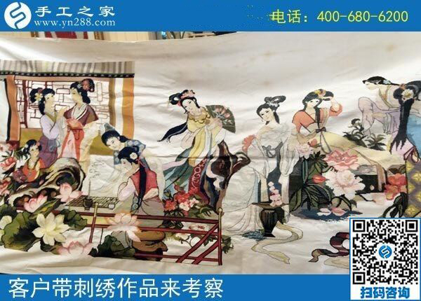 “手工活外發(fā)十字繡是愛好，做串珠繡才賺錢！”邯鄲雞澤趙女士說(圖1)