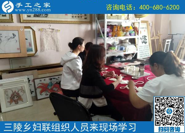 下一步做代理，山東東明宋女士對這個正規(guī)供料的手工活的新打算