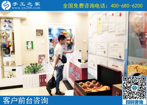 6月7日，可以在家做的手工活選擇珠繡就對了，節(jié)假日里手工之家接待考察加工客戶剪影