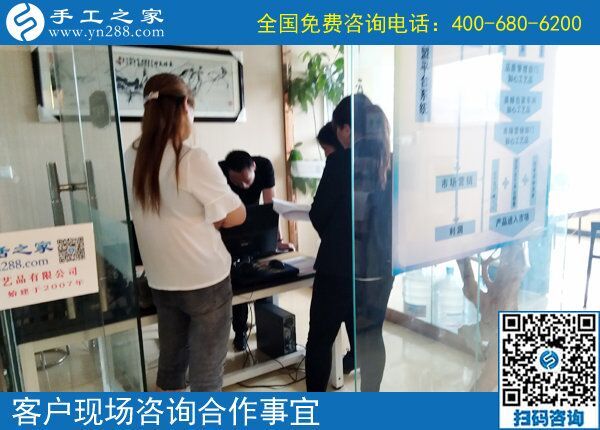 更換地址接著做珠繡正規(guī)供料的手工活，河北衡水張女士對(duì)手工之家滿意極了