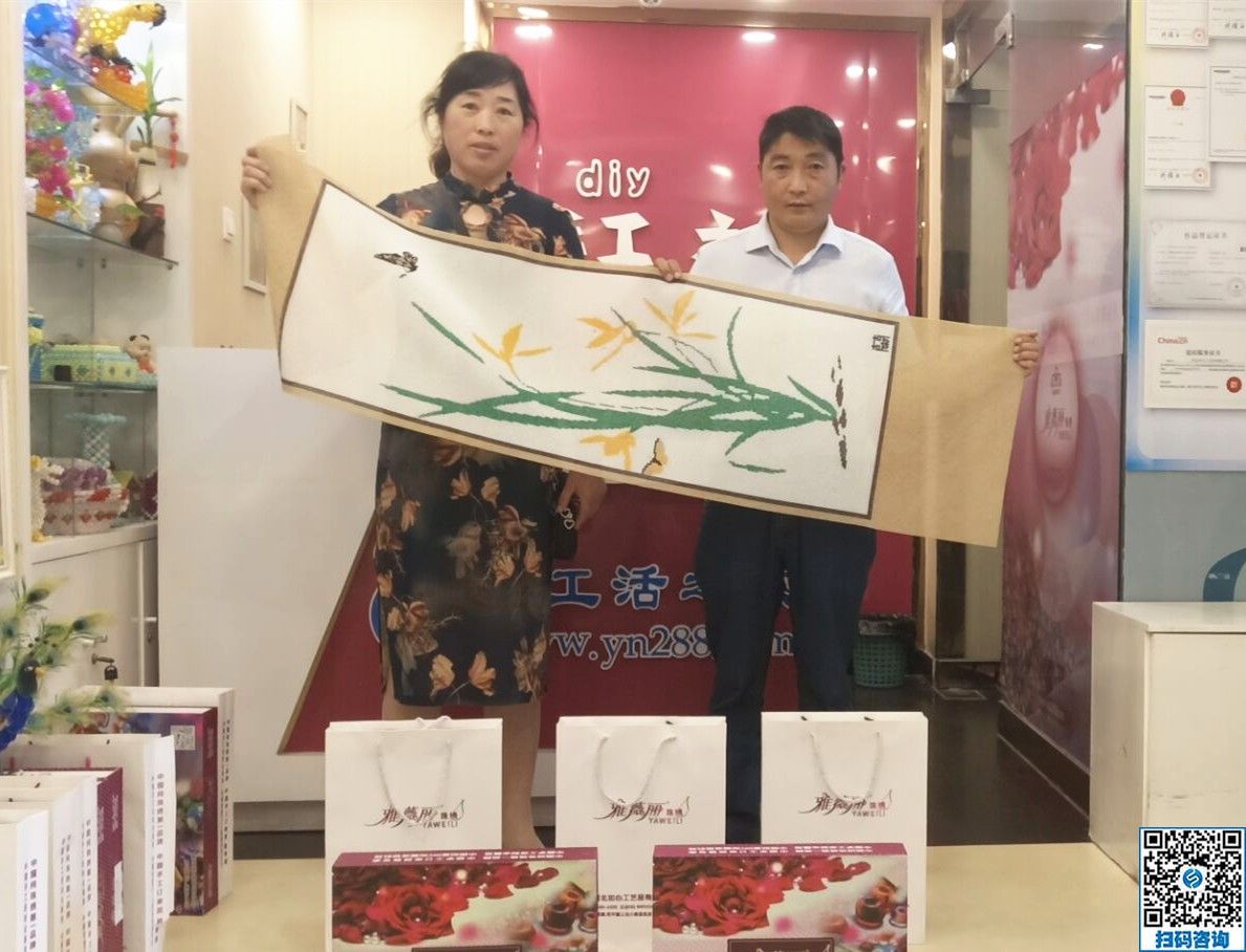 6月27日，在家做什么能賺錢的手工活，大家都選了這里。手工之家接待考察加工客戶剪影
