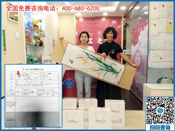 6月29日，手工活拿回家做，想接正規(guī)廠家的手工活就來這里，手工之家接待考察加工客戶剪影