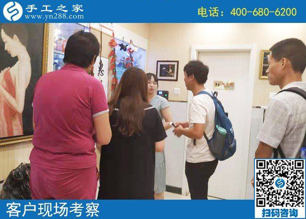 愛手工，更愛掙錢，河南安陽李女士對勵志珠珠繡手工活外發(fā)加工項目很滿意