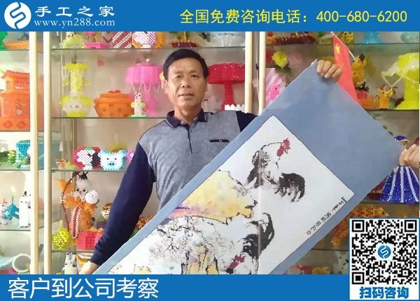 9月26日，什么是適合大家做的外發(fā)手工活？看大家的選擇。手工之家接待考察加工客戶剪影