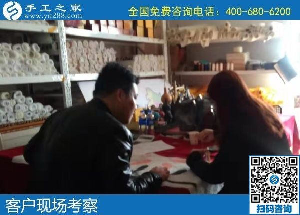 12月27日，手工活代理加工，正規(guī)可靠的手工活，就是勵志珠珠繡加工，手工之家接待考察加工客戶剪影