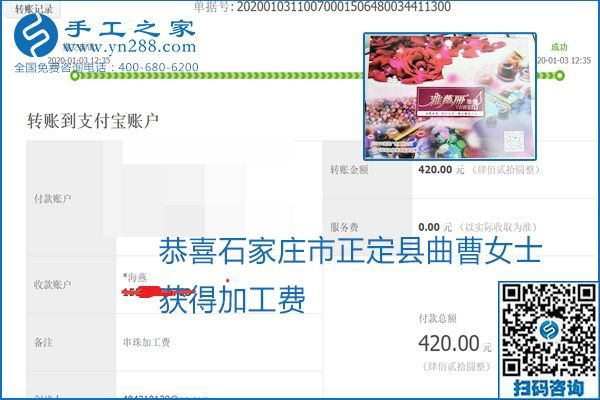你、我、她，都能做，都能掙錢，這個手工活加盟項目是首選
