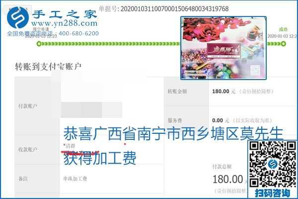 你、我、她，都能做，都能掙錢，這個手工活加盟項目是首選