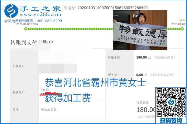 你、我、她，都能做，都能掙錢，這個手工活加盟項目是首選