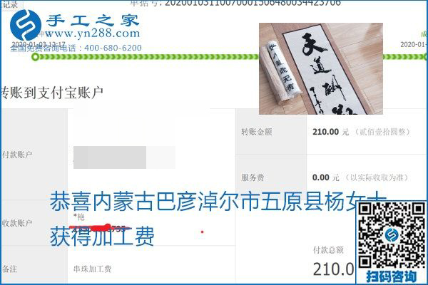你、我、她，都能做，都能掙錢，這個手工活加盟項目是首選