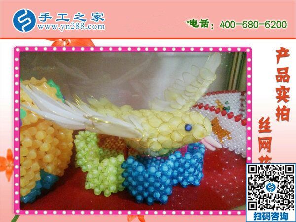 純手工活外發(fā)加工，一針一線手工之家串珠繡(圖1)