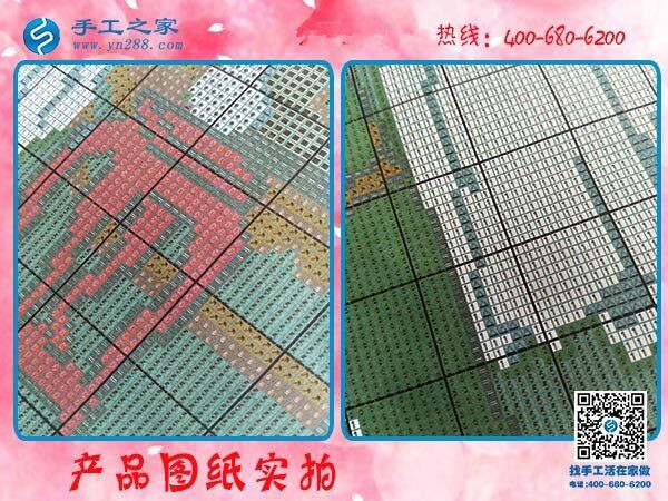 農(nóng)村婦女愛做的手工活，手工之家平面串珠繡(圖1)