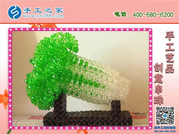 多勞多得，做手工之家勵(lì)志珠繡手工活就是好(圖1)