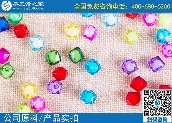 3月27日，純手工活外發(fā)加工，拿回家做的手工活，就選男女都能做的珠繡，手工之家立體串珠繡珠實(shí)拍