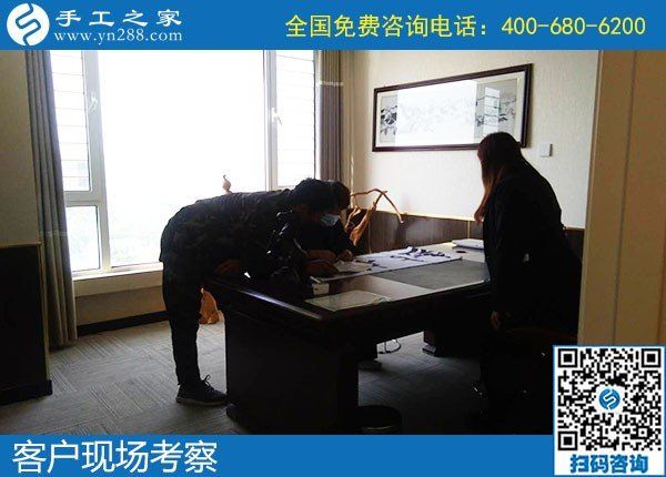 4月25日，拿回家做的手工活，手工活加工代理，就選簡單好做的勵志珠珠繡，手工之家接待考察加工客戶剪影