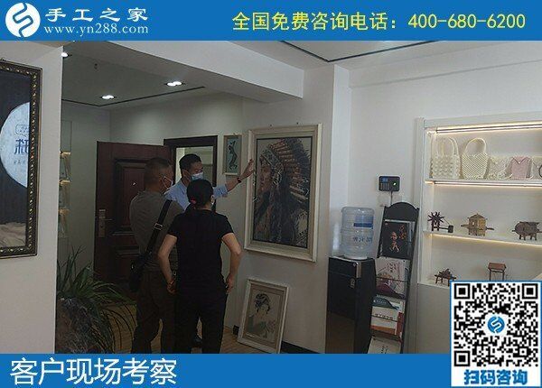 5月2日，正規(guī)加工回收手工活，可以拿回家做的手工活，就選勵(lì)志珠珠繡，手工之家接待考察合作加工客戶