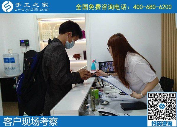 5月6日，代理手工活加工項(xiàng)目，正規(guī)外發(fā)手工活來料加工，選正規(guī)手工活勵志珠珠繡，手工之家接待考察合作加工客戶剪影