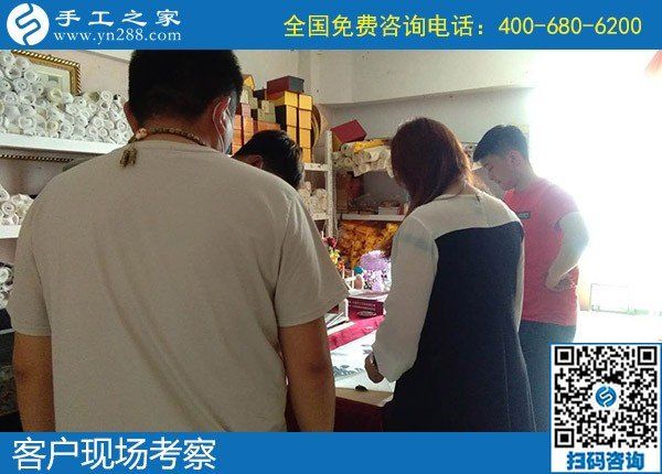 5月16日，可靠的手工活外發(fā)、放心拿回家做的手工活就是勵志珠珠繡，手工之家接待考察合作加工客戶剪影