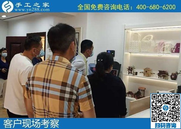 6月3日，富有愛心的手工活外發(fā)加工企業(yè)，對大家說在家做珠繡是個好選擇，手工之家接待考察合作客戶剪影