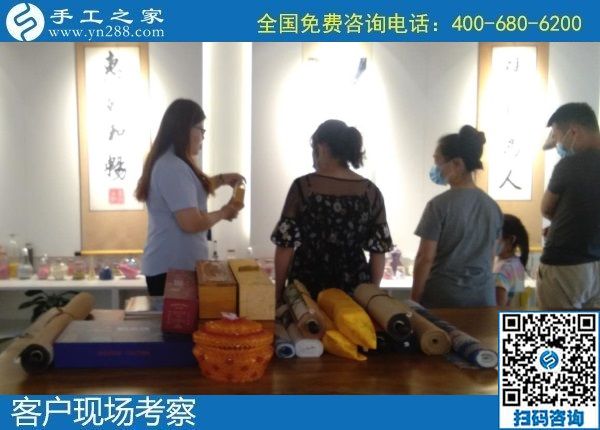 6月5日，純手工活外發(fā)加工，在手工活外發(fā)加工網(wǎng)找到合適的好項目，手工之家接待考察合作客戶剪影