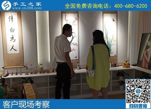6月14日，什么是好的手工活？就是可以拿回家做的手工活，就是能帶著大家一起掙錢的勵(lì)志珠珠繡，手工之家接待考察加工客戶剪影