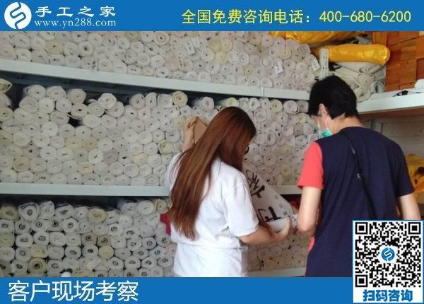 7月2日，怎樣的外發(fā)手工活才讓人放心？想把手工活拿回家做，選勵志珠珠繡，手工之家接待考察加工客戶剪影