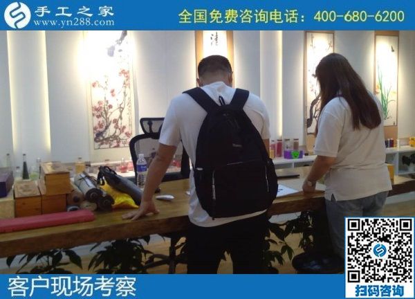 7月3日，58同城手工活外發(fā)加工，找到可以拿回家做的手工活選勵(lì)志珠珠繡。手工之家接待考察合作加工客戶剪影