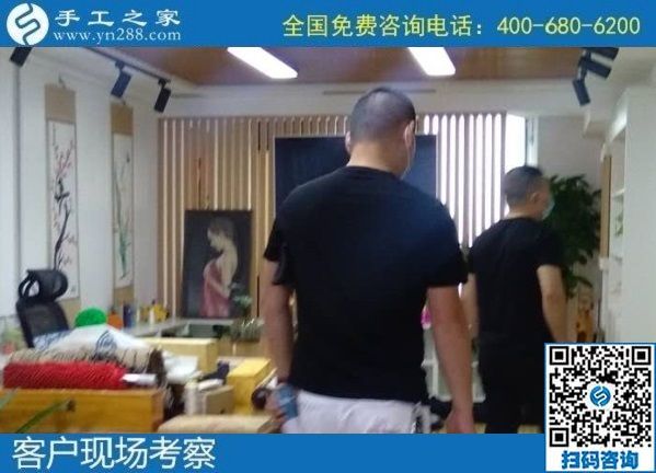 8月6日，拿回家做的手工活，大家說這個正規(guī)供料的手工活能掙錢，手工之家接待考察合作加工客戶剪影