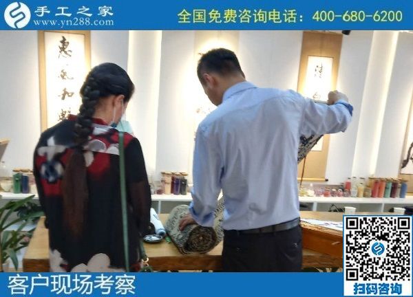 9月21日，純手工活外發(fā)加工項目，是不是正規(guī)管回收的手工活，要這樣判斷，手工之家接待考察合作加工客戶剪影